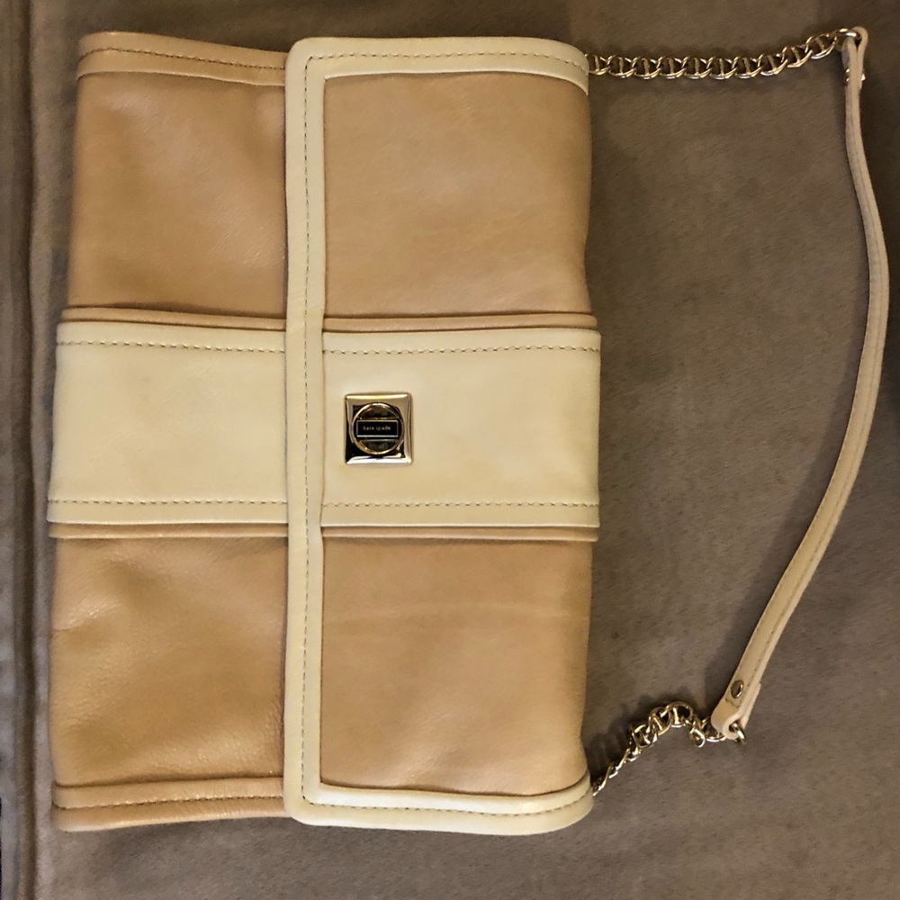 RARE Vintage Kate Spade tote with racing stripe